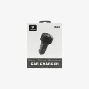 Cargador De Auto Turbo 66w 3 Puertos 2usb C + Usb - Imagen 1