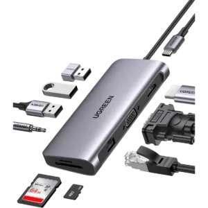 Adaptador Ugreen 4K USB-C 10 en 1 HDMI USB-C - Imagen 1